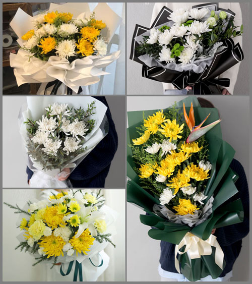 云南红河州河口县桥头乡白事花束代送